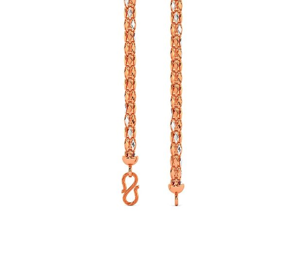 Rose Gold Dainty Heart Charm Bracelet