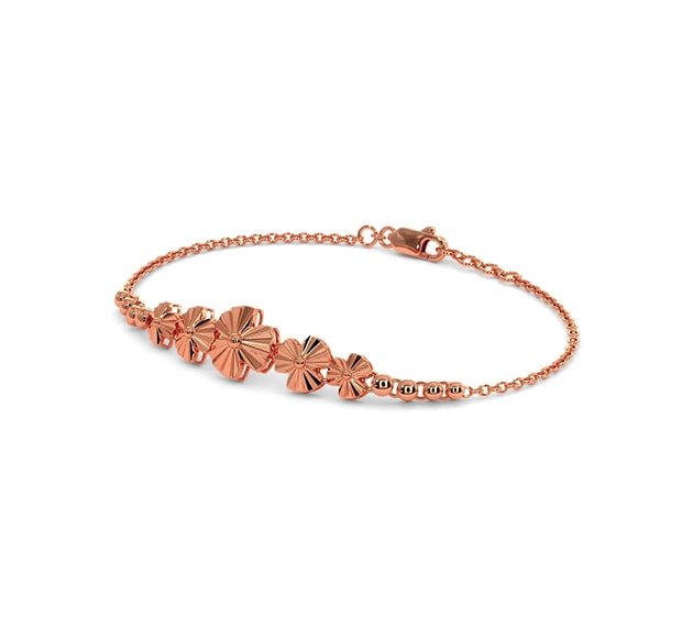 Silver Heart Charm Bracelet for Women