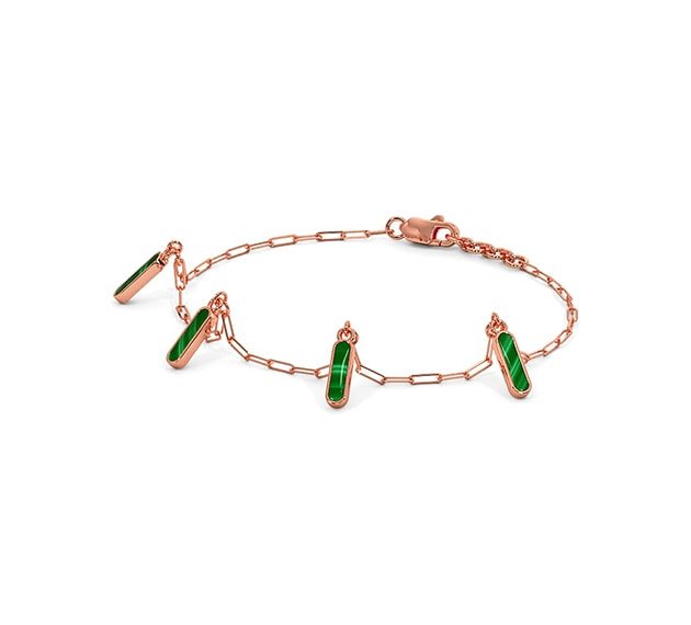 Rose Gold Evil Eye Flower Pendant Necklace