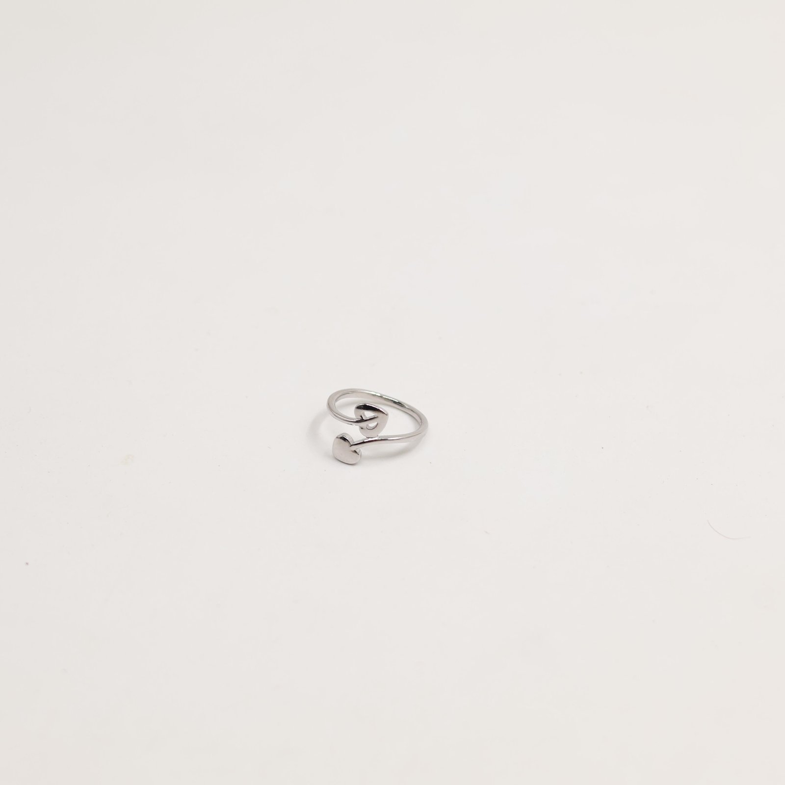 Silver Starburst Crystal Cocktail Ring