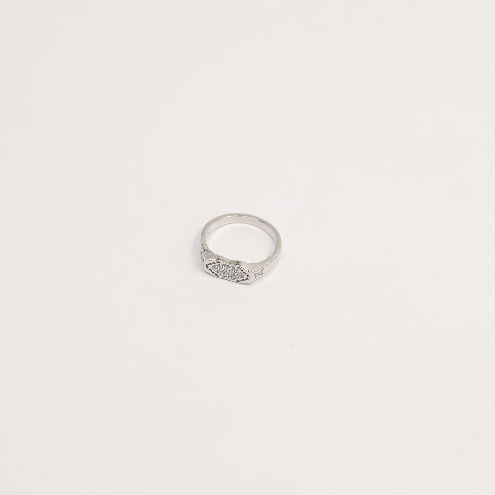 Silver Infinity Twist Band Ring